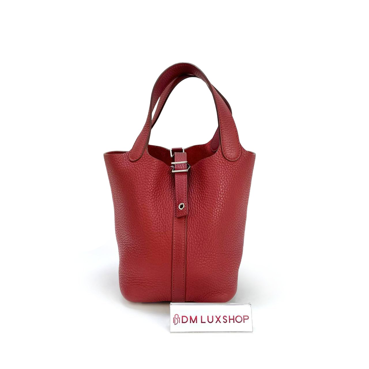 Hermes Picotin 18 Rouge Casaque PHW (Stamp Square P, Y:2012)