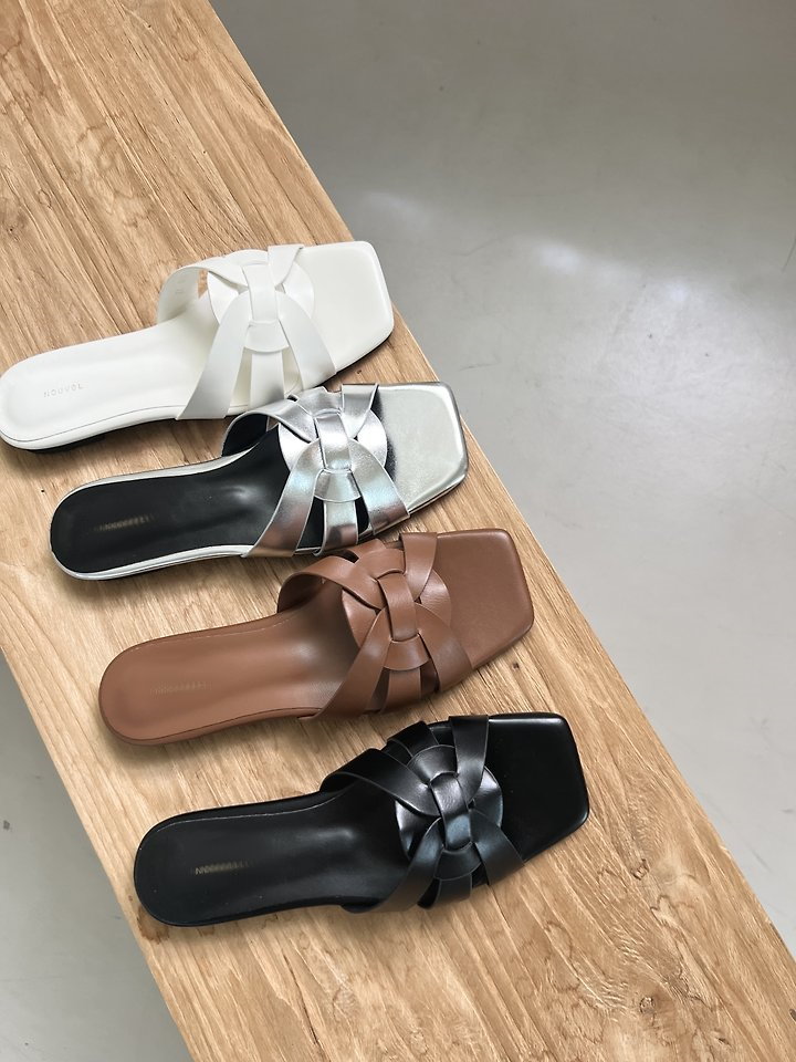 Knotted Strap Sandals (4 colors)