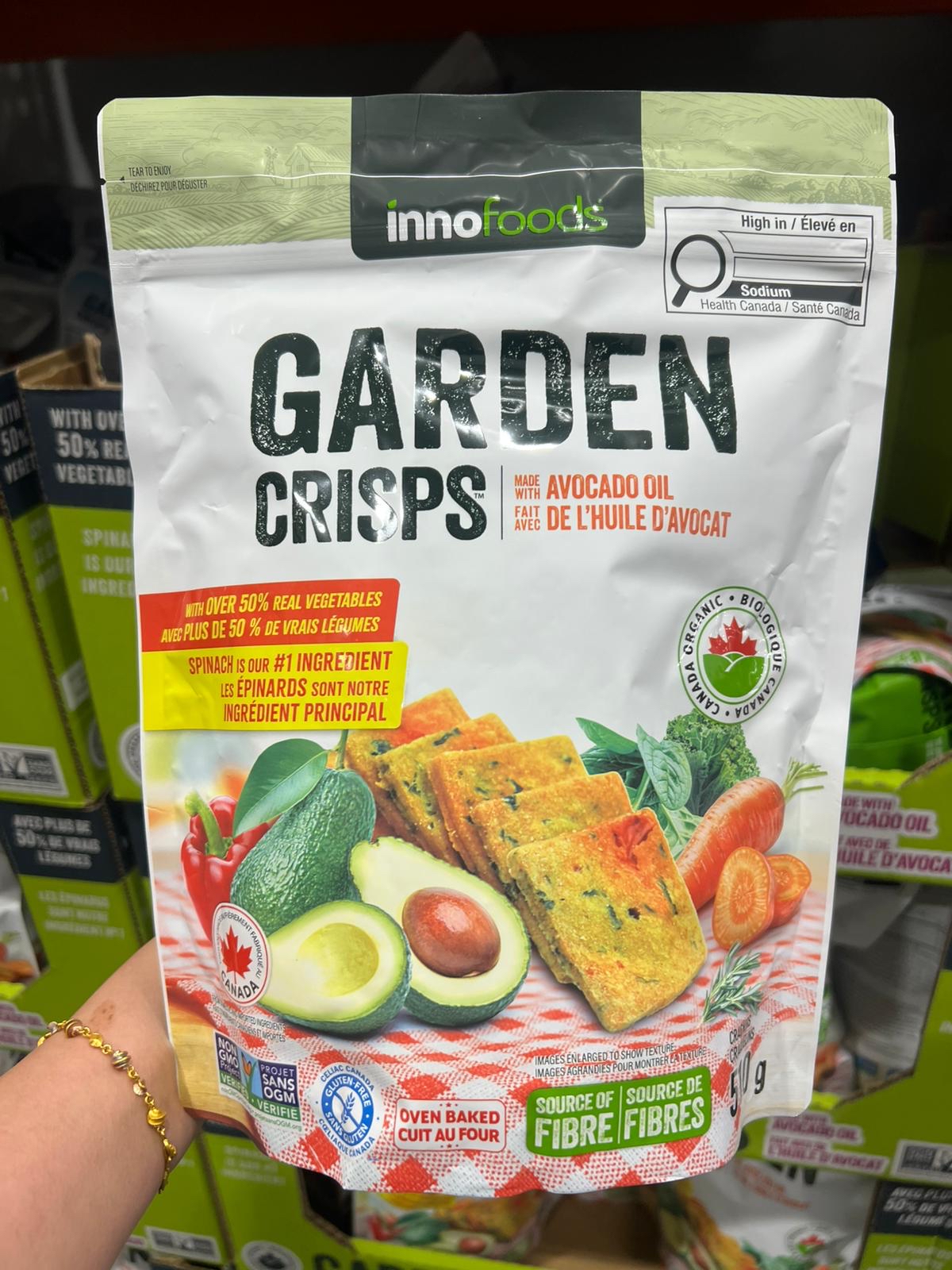 加拿大直送 Innofoods Garden Crisps*