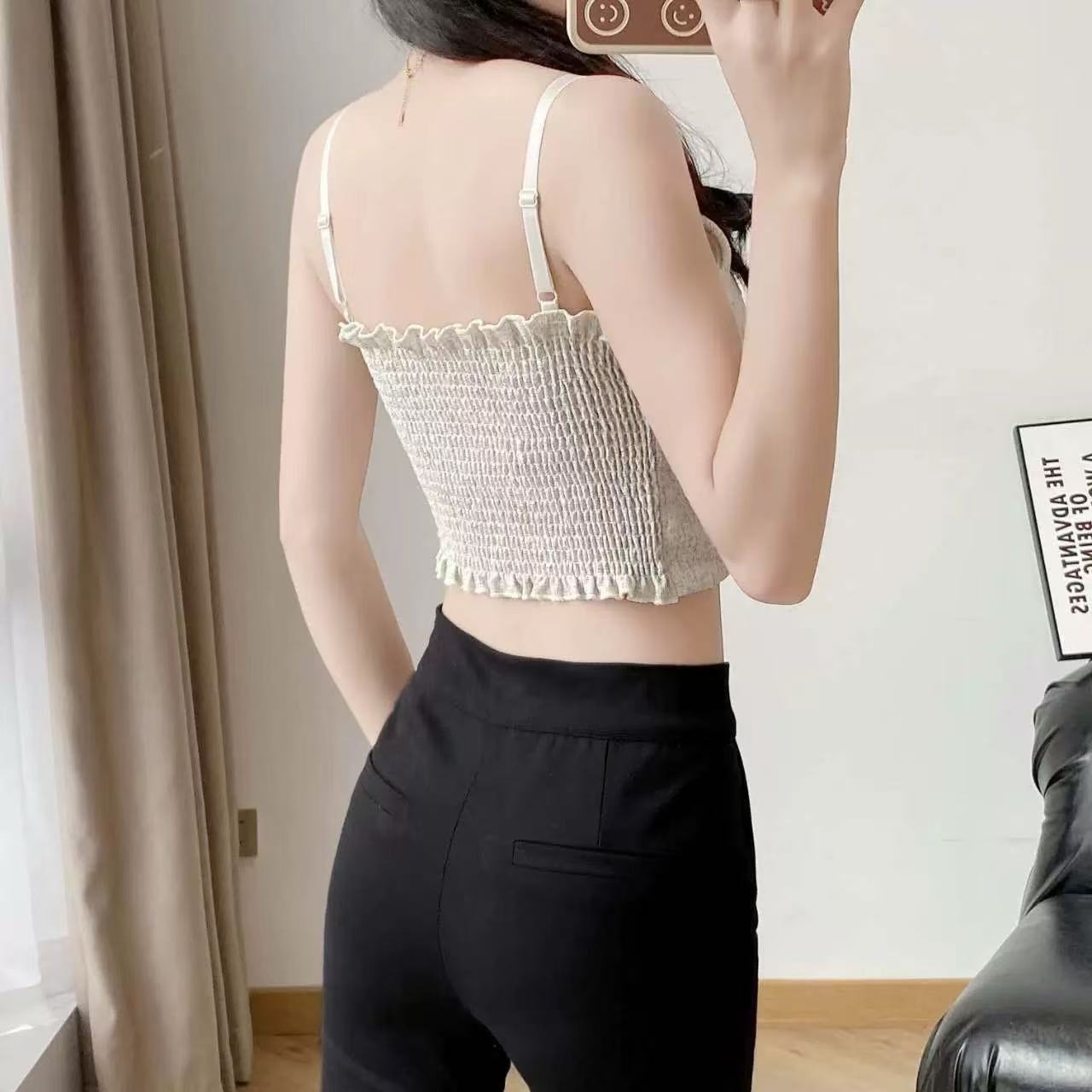 TP310法式小香风吊带