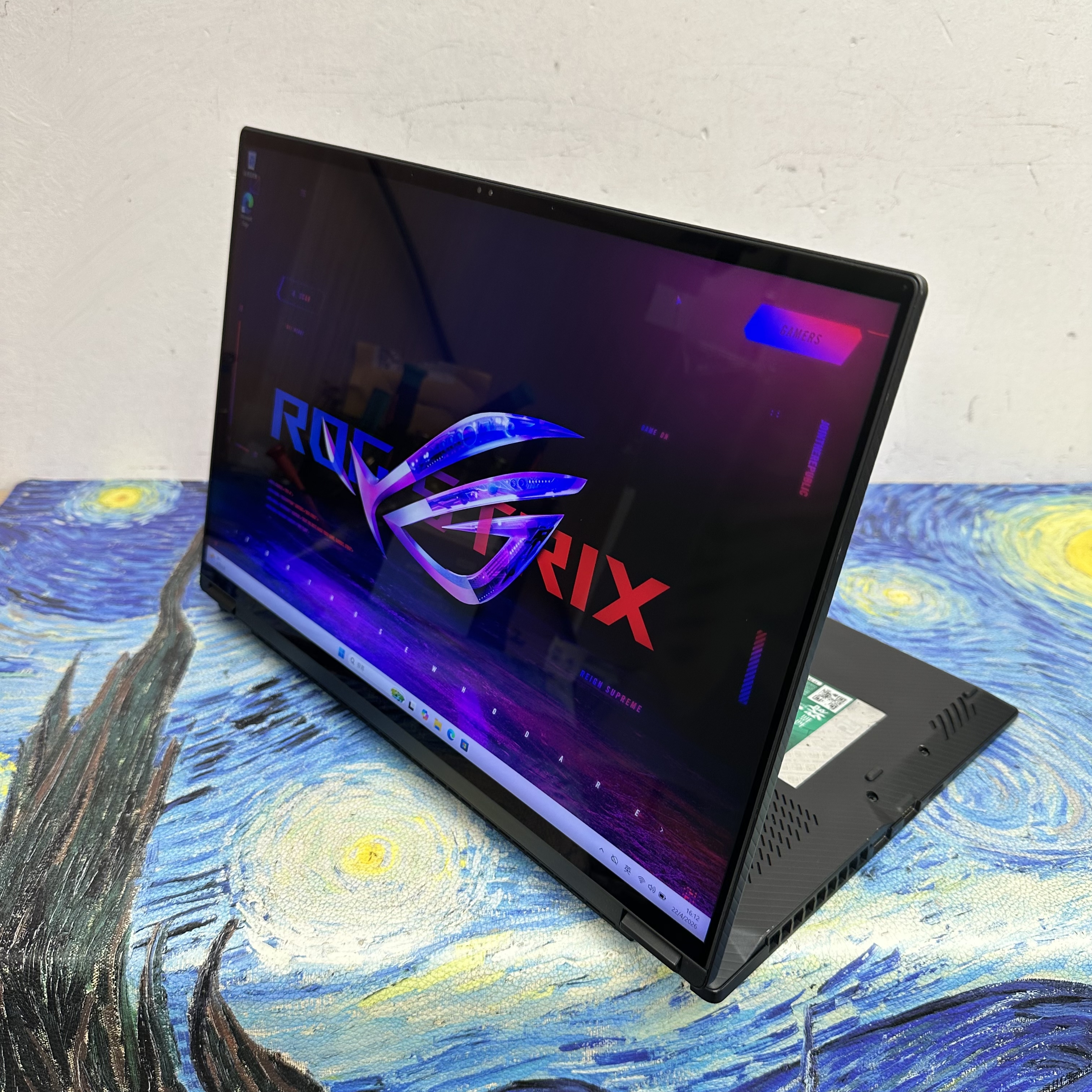 （頂級360度Touch Mon 16寸RTX4060華碩ROG Flow🔥Gaming Laptop )ASUS ROG i9-13900H/32GB Ram/1TB SSD/RTX 4060獨立顯示卡/2.5K 240Hz 16寸 Mon/ GamingLaptop / Notebook / PC / YouTube / Movie / Gaming Notebook / Gaming PC / 