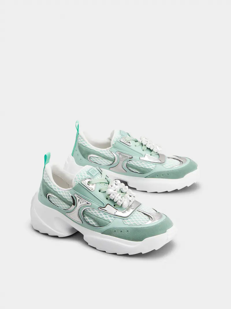 限時優惠‼️新色🆕訂貨📮RV Viv’ on the run 小鑽扣sneaker  Size 35-39