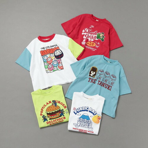 🆕【⭐訂購⭐】 🇯🇵日本直送🌀可愛日式 Sagara Patch / 貼布 / 印花圖案 短袖T恤［5款選］🌀[ELBA-0043][260305]