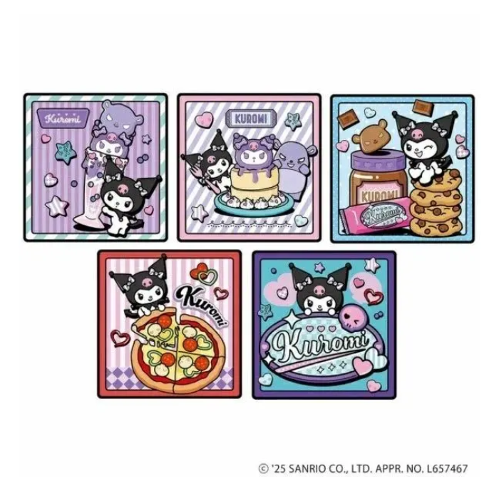 日本 Bandai Namco Sanrio Kuromi 可羅米 水彩畫冊 | 變色水畫遊戲書 | 神奇水畫筆 平行進口