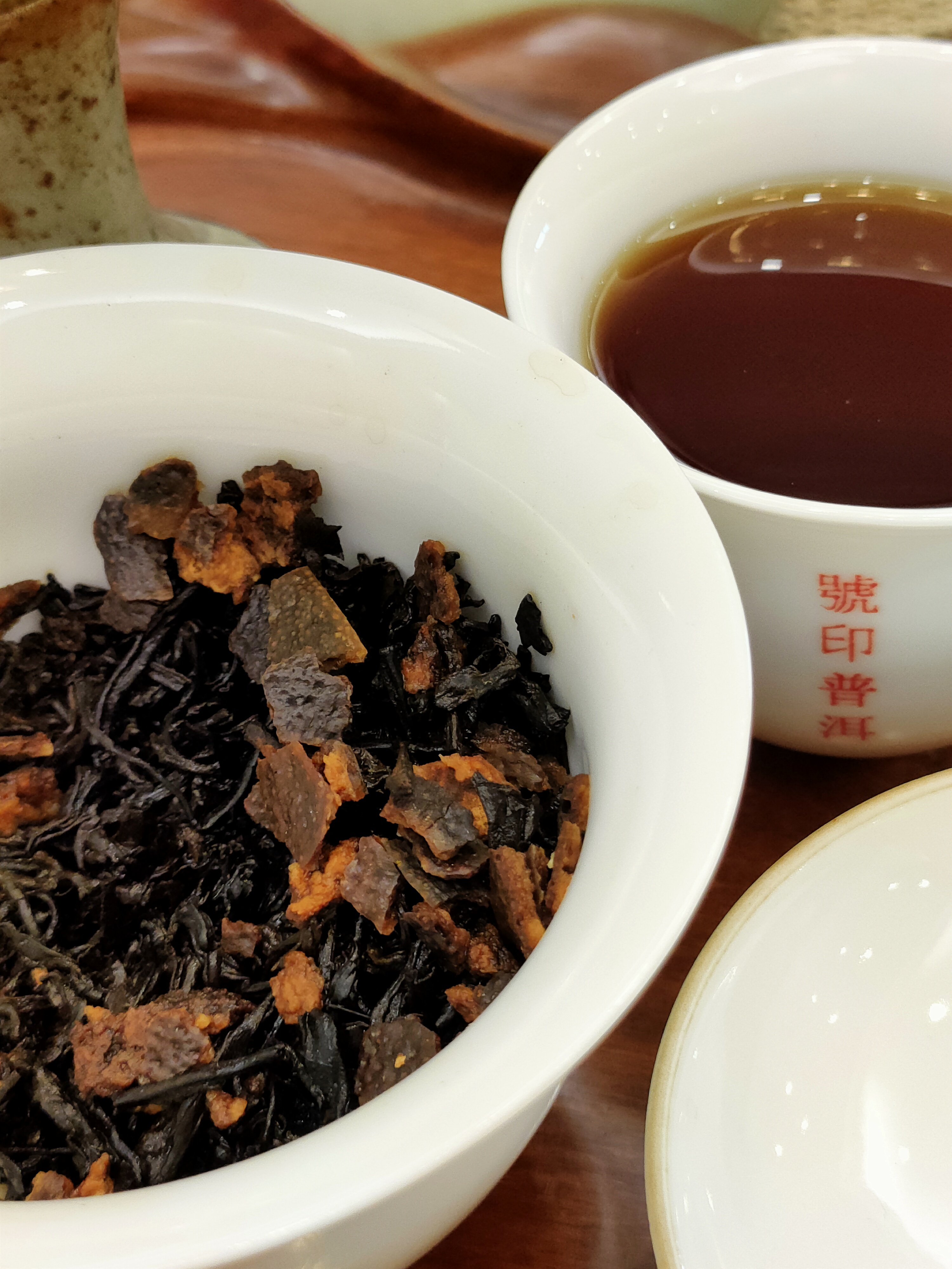 "至尊" <普洱陳皮茶> 2011年梅江大紅皮 配 2005年南糯山熟普春料 - 散茶