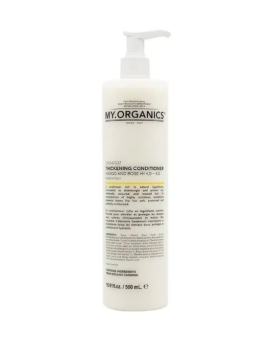 【MY ORGANICS 芒果玫瑰增稠護髮素 500ml】
