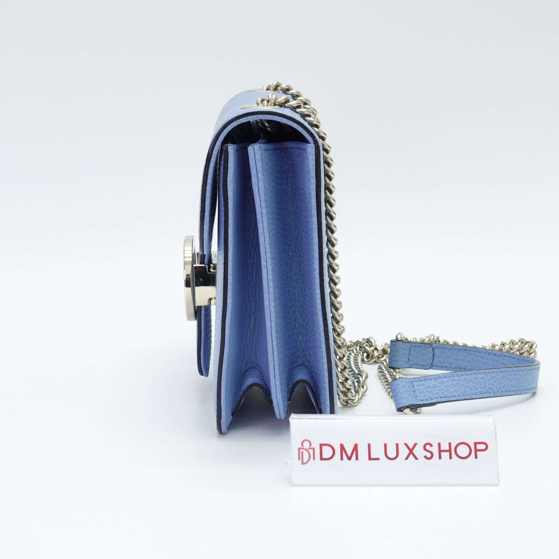 Gucci Blue Interlocking Sling Bag