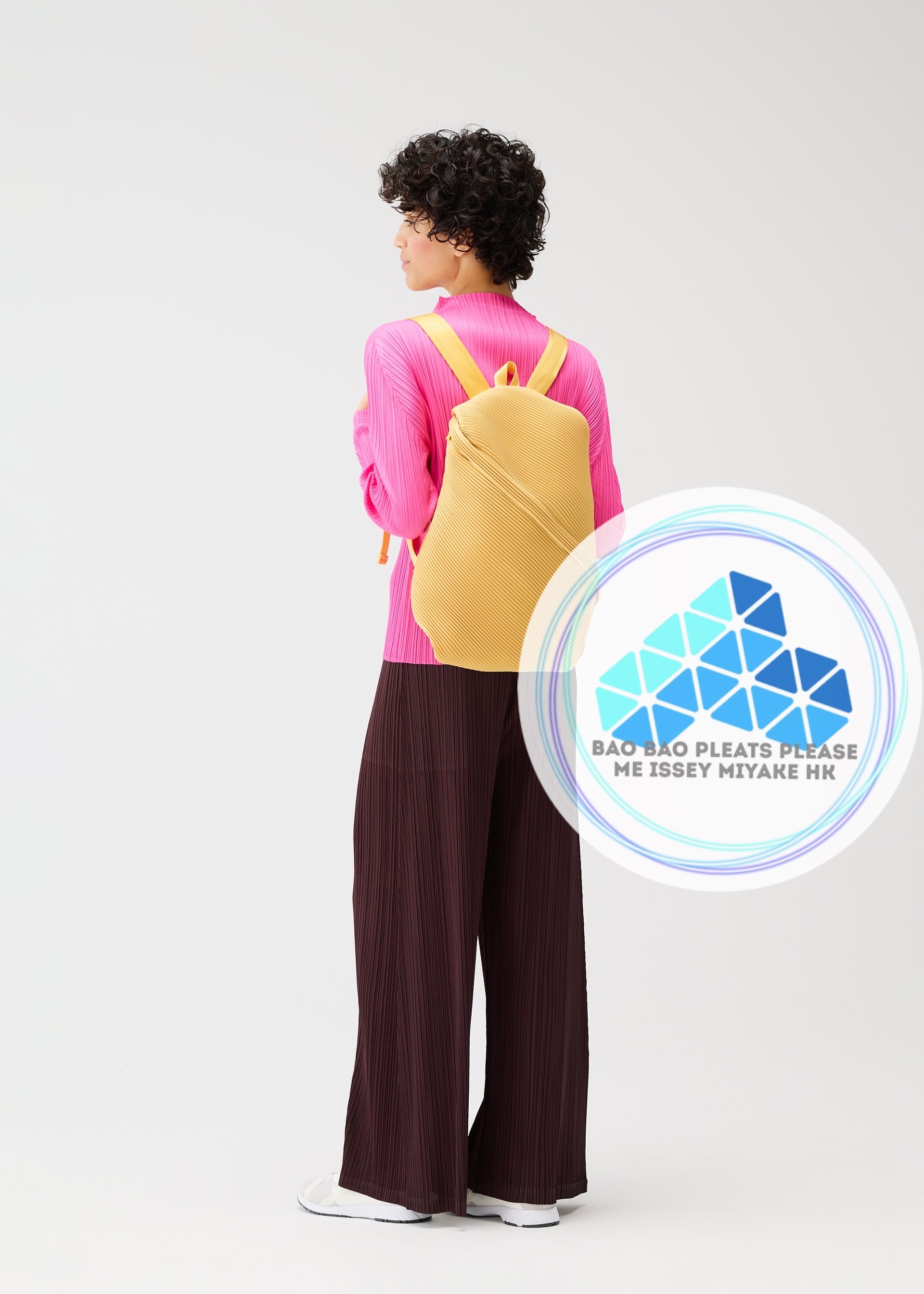 Pleats Please Bias pleats backpack皺摺輕量背囊