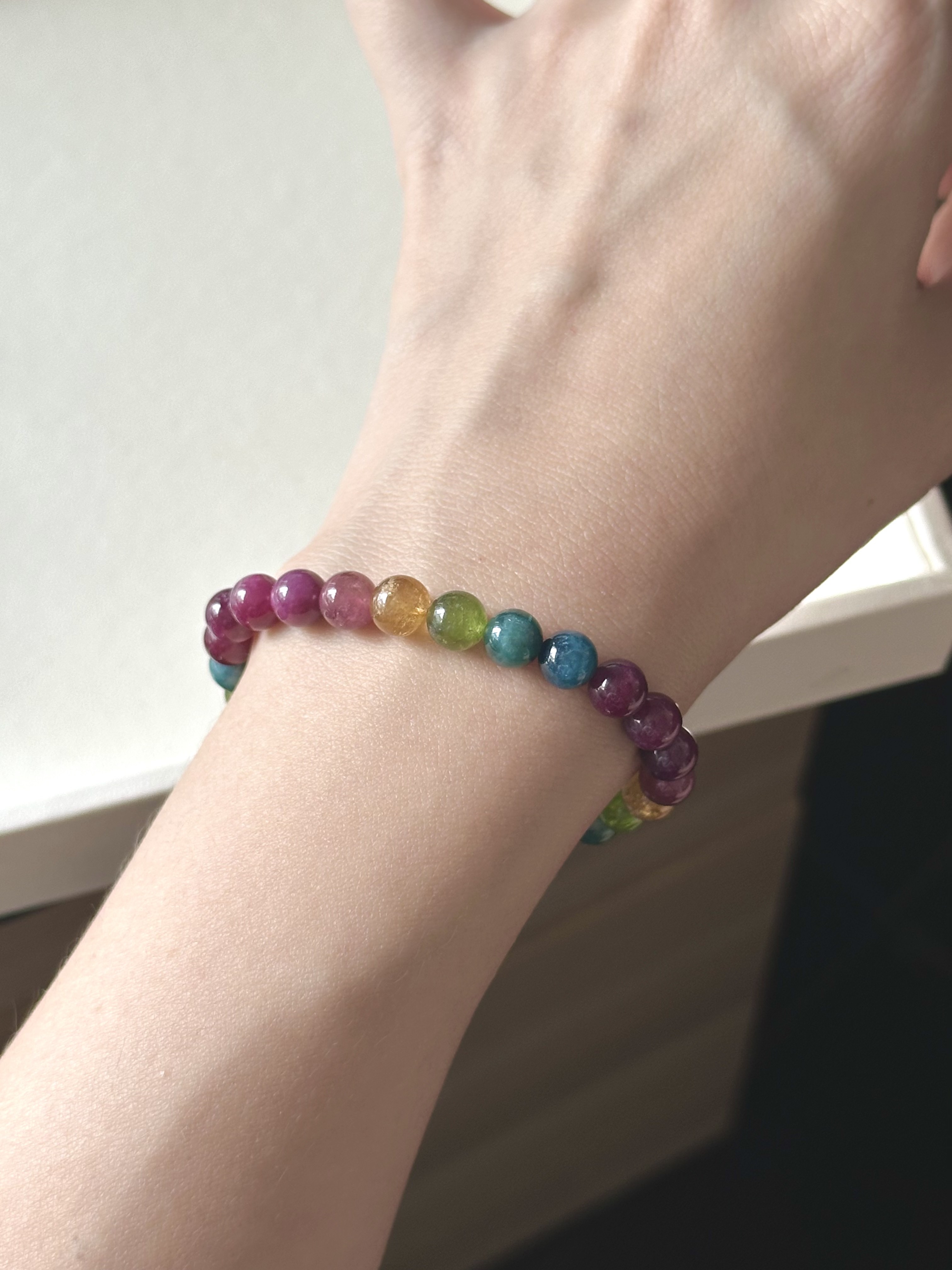 Toumaline 老矿碧玺 7.3mm （with ceritificate) 