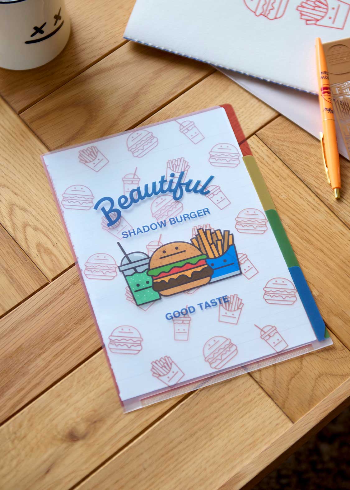 📦訂購 日本限定 graniph Beautiful Shadow A5 File 三層袋透明文件夾 