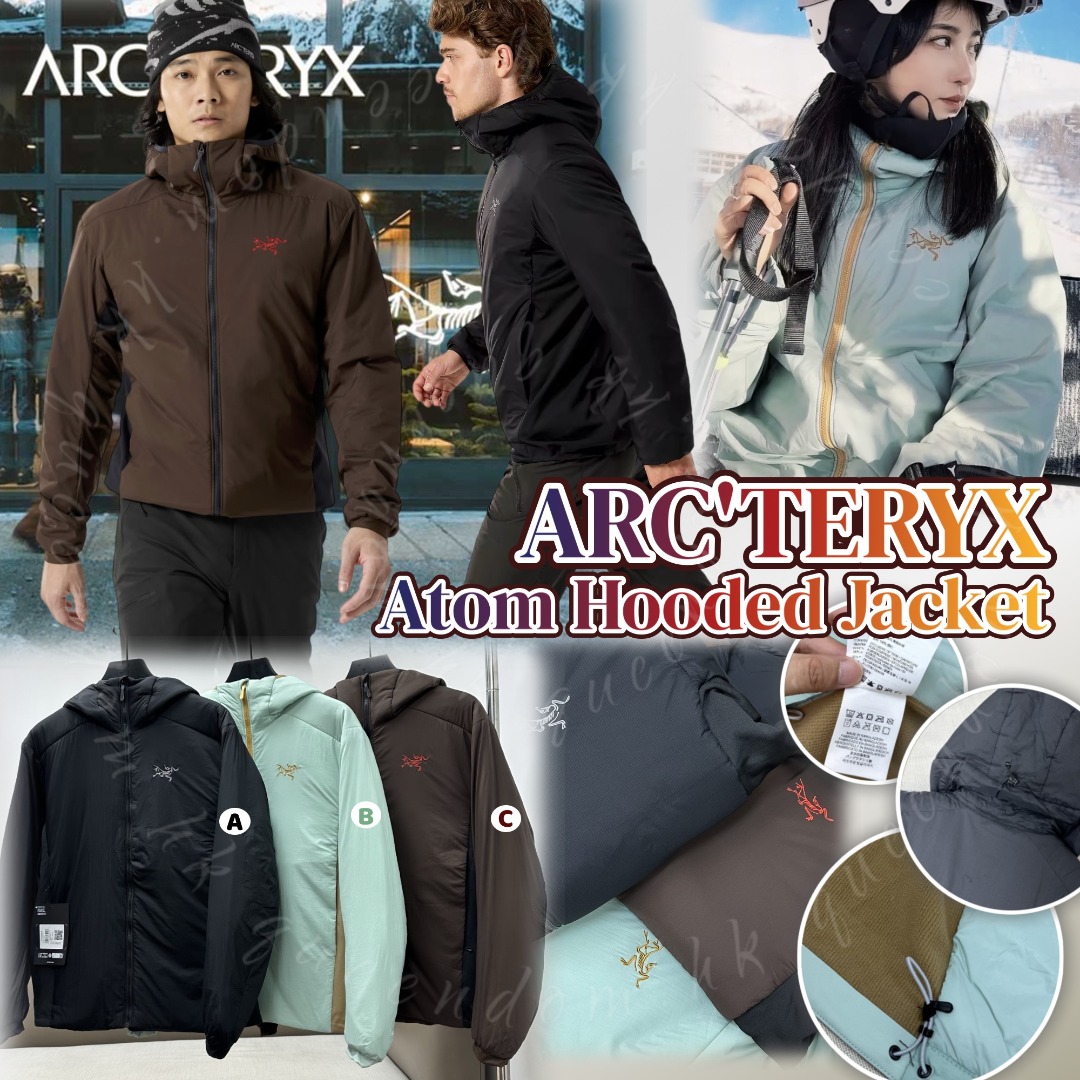 Arc’teryx Atom Hooded Jacket 連帽拉鍊棉服外套