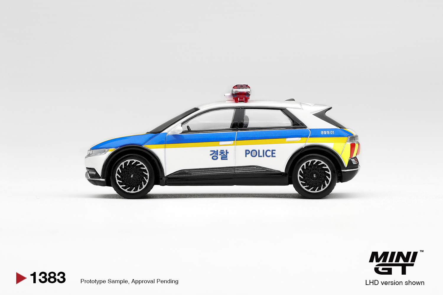Pre Order MINI GT ( MGT01383 ) Hyundai Ioniq 5 Police Car｜ MINIGT 預訂優惠價 Pre-Order Price: HK$85