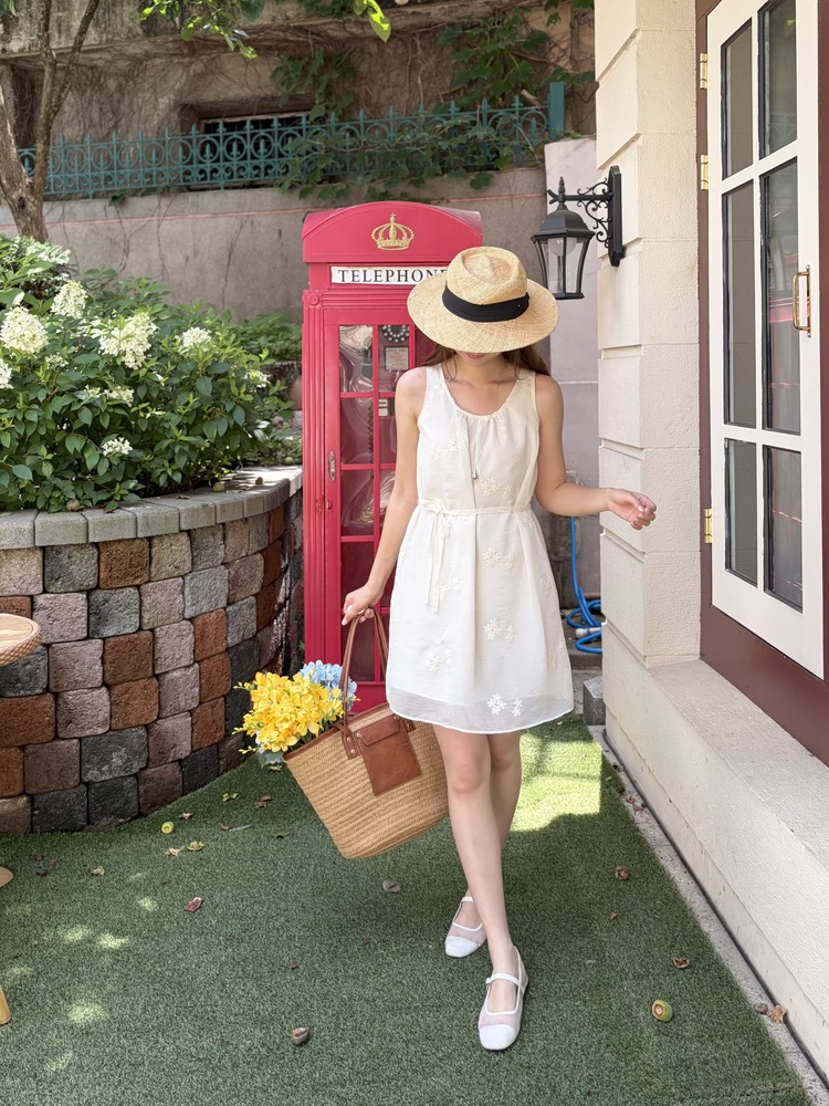 Fleur Embroidered Dress