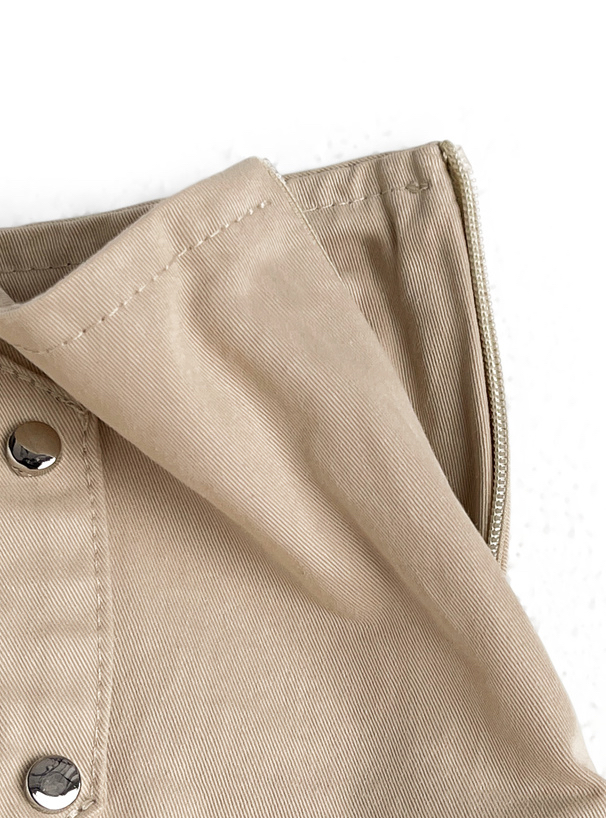 荷葉邊多層迷你裙 [ks187]