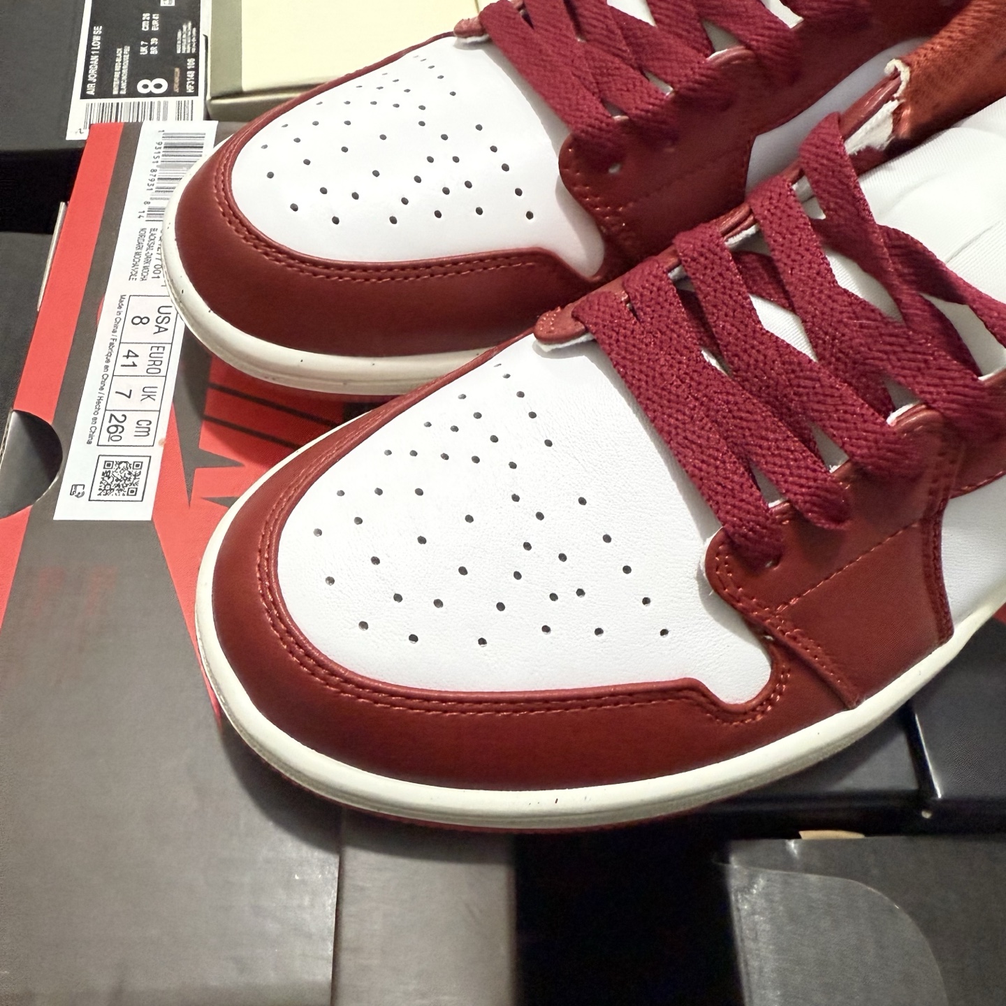 Nike Air Jordan 1 Low SE "Dune Red" FJ3459-160