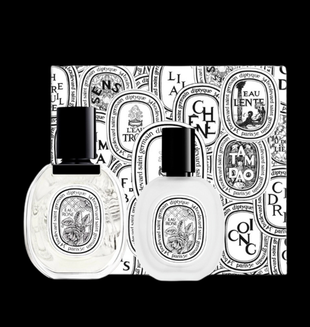 Diptyque 玫瑰edt50ml 髮香30ml