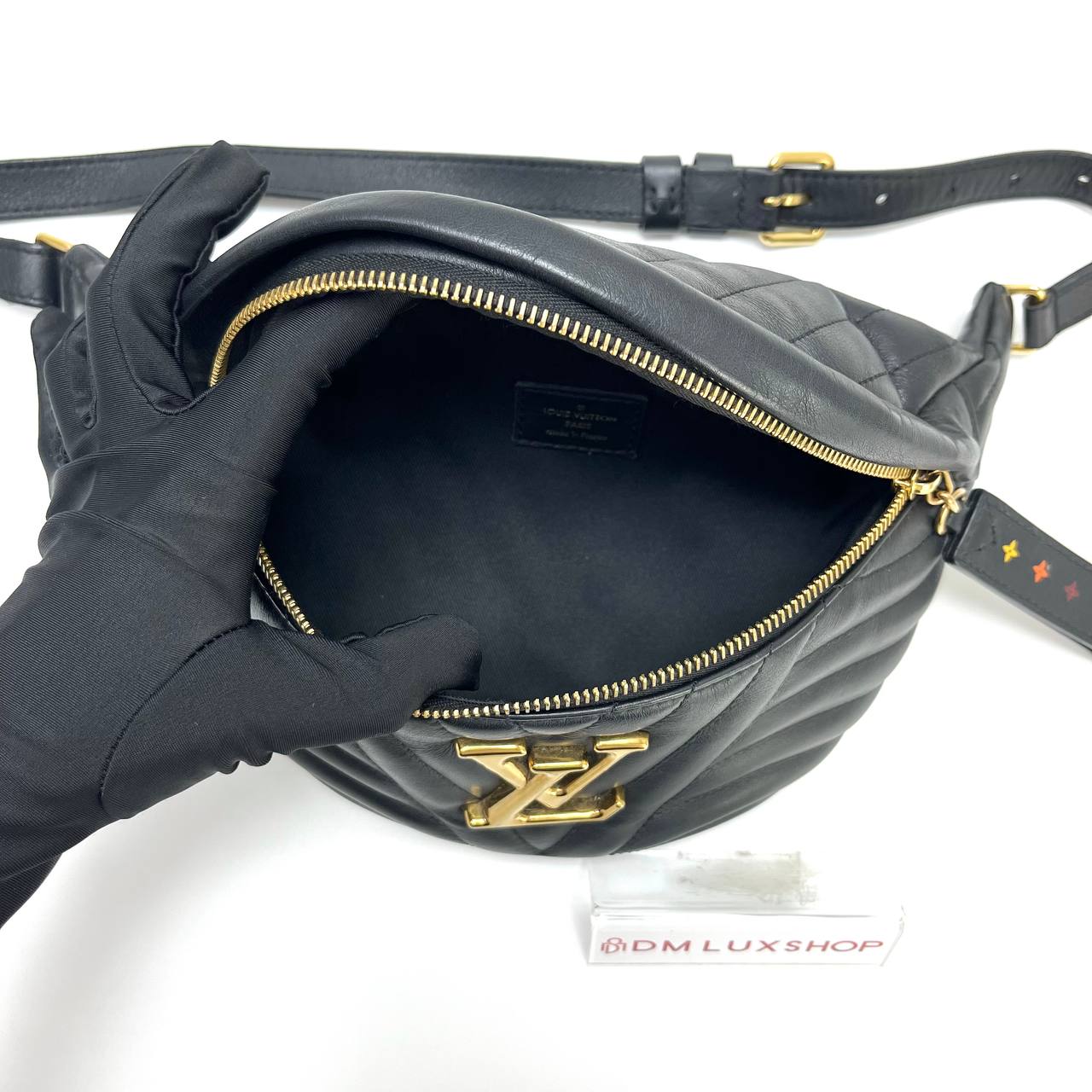 LV Black New Wave Bumbag