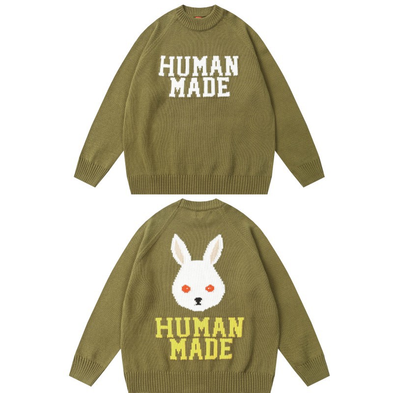 預訂 HUMAN MADE 動物圖案秋冬針織長袖上衣