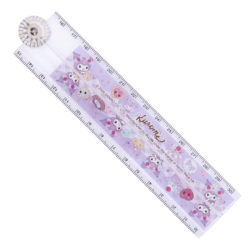 Kuromi Multi-Function Foldable Ruler 多用途折疊尺