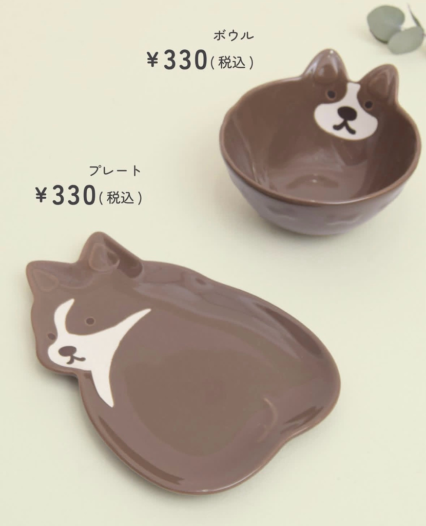 ✨連線商品需補運費✨日本illusie300 呆萌哥基 Corgi 餐具系列