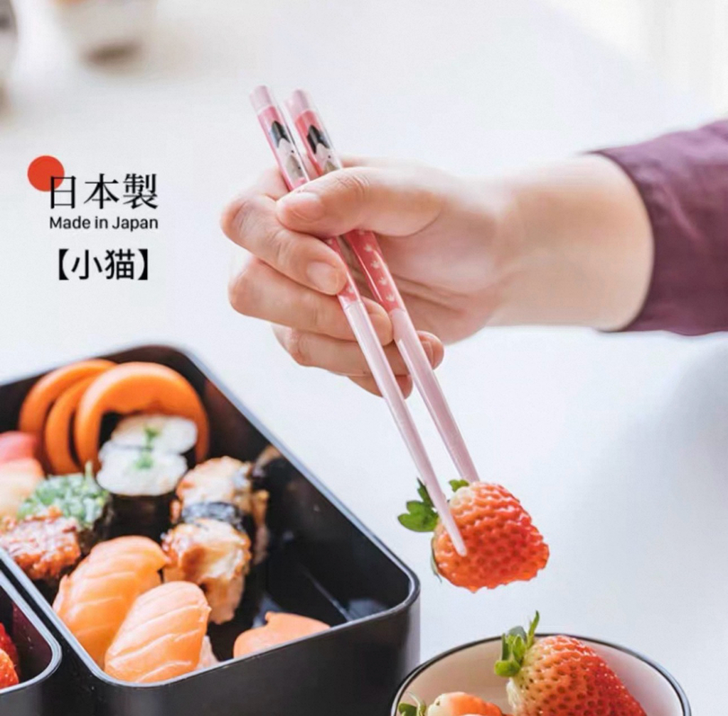 日本Kawai動物系列抗菌兒童筷子