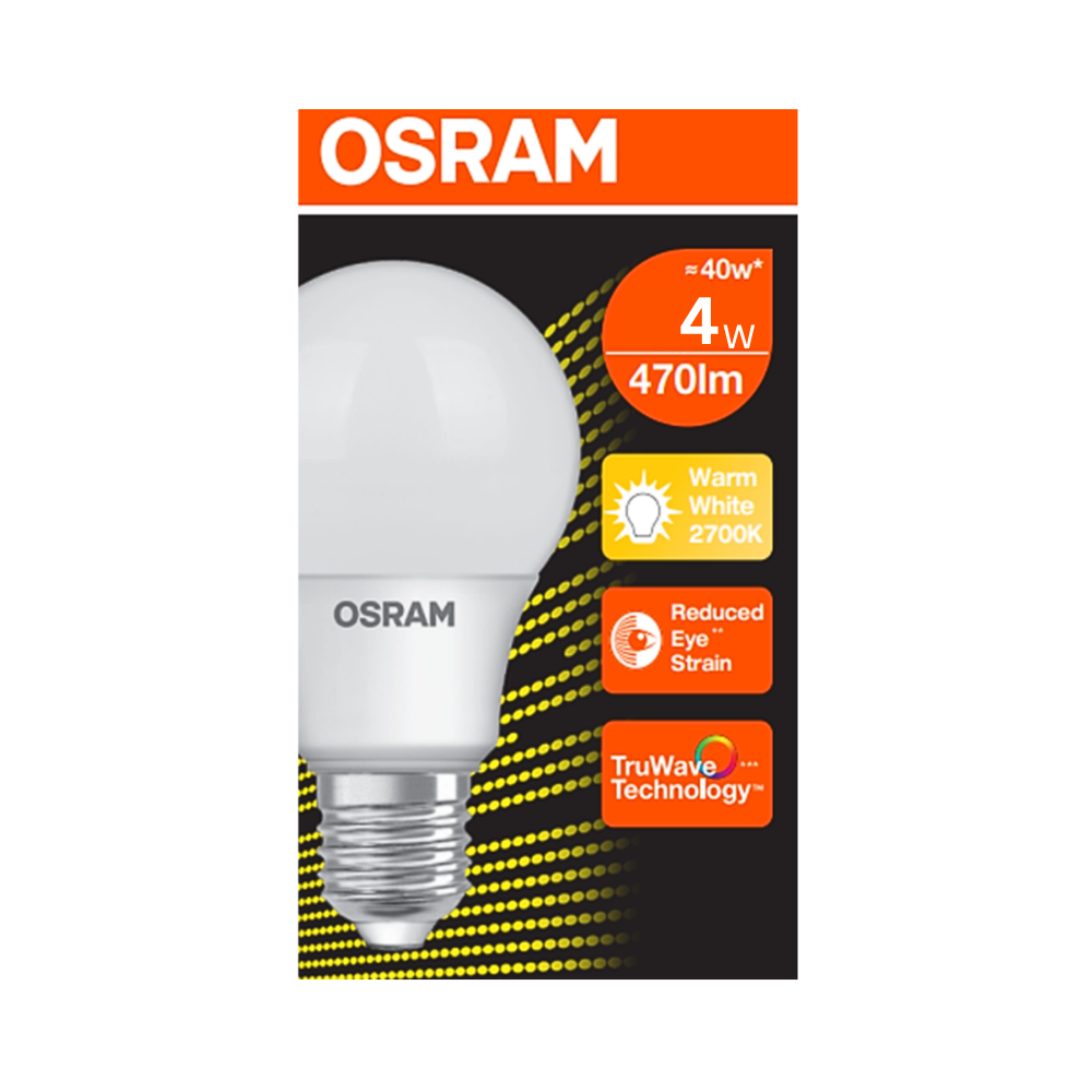 Osram E27 LED Light Bulb  Daylight / Warm White