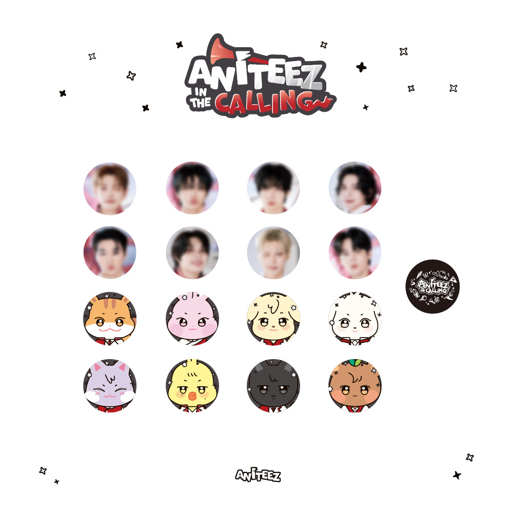 ATEEZ - [ANITEEZ IN THE CALLING] RANDOM CANBADGE