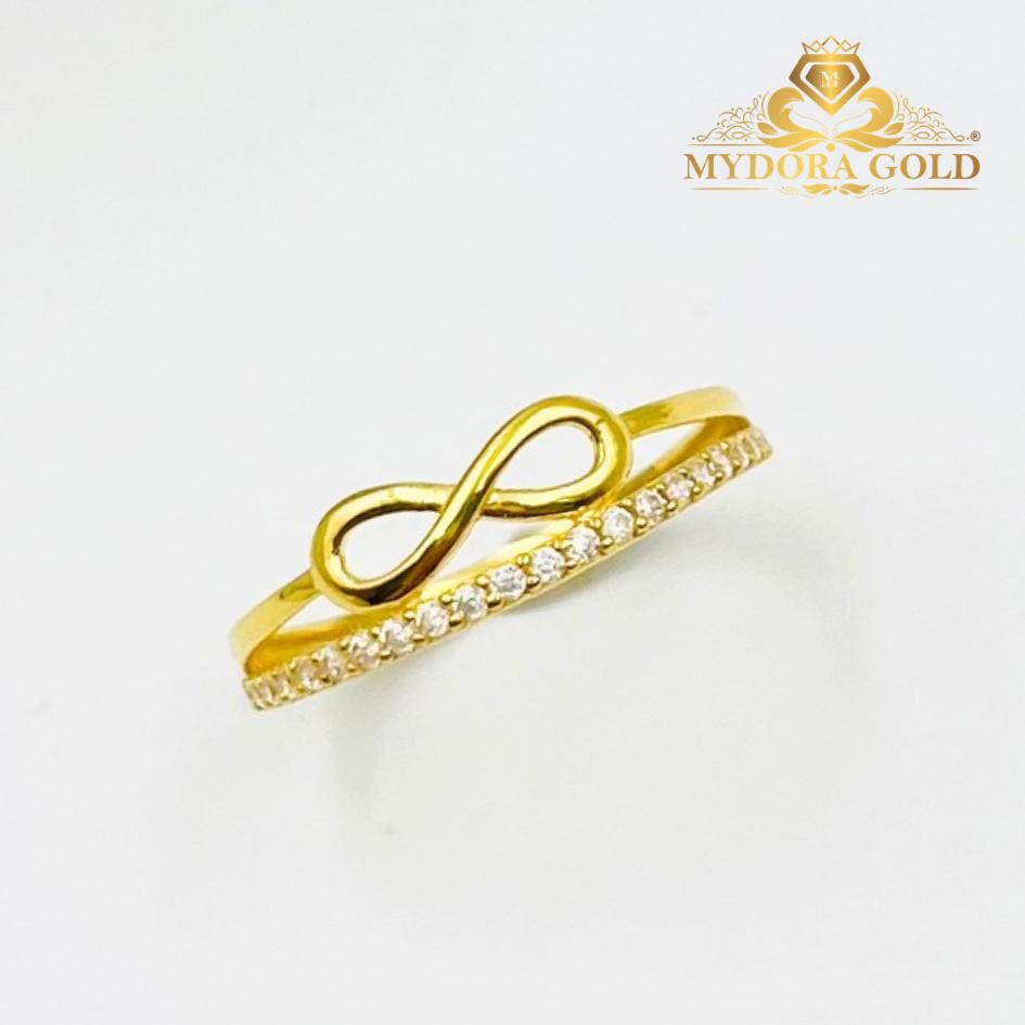 MYDORA Cincin Batu CZ Infinity l EMAS 916/22K