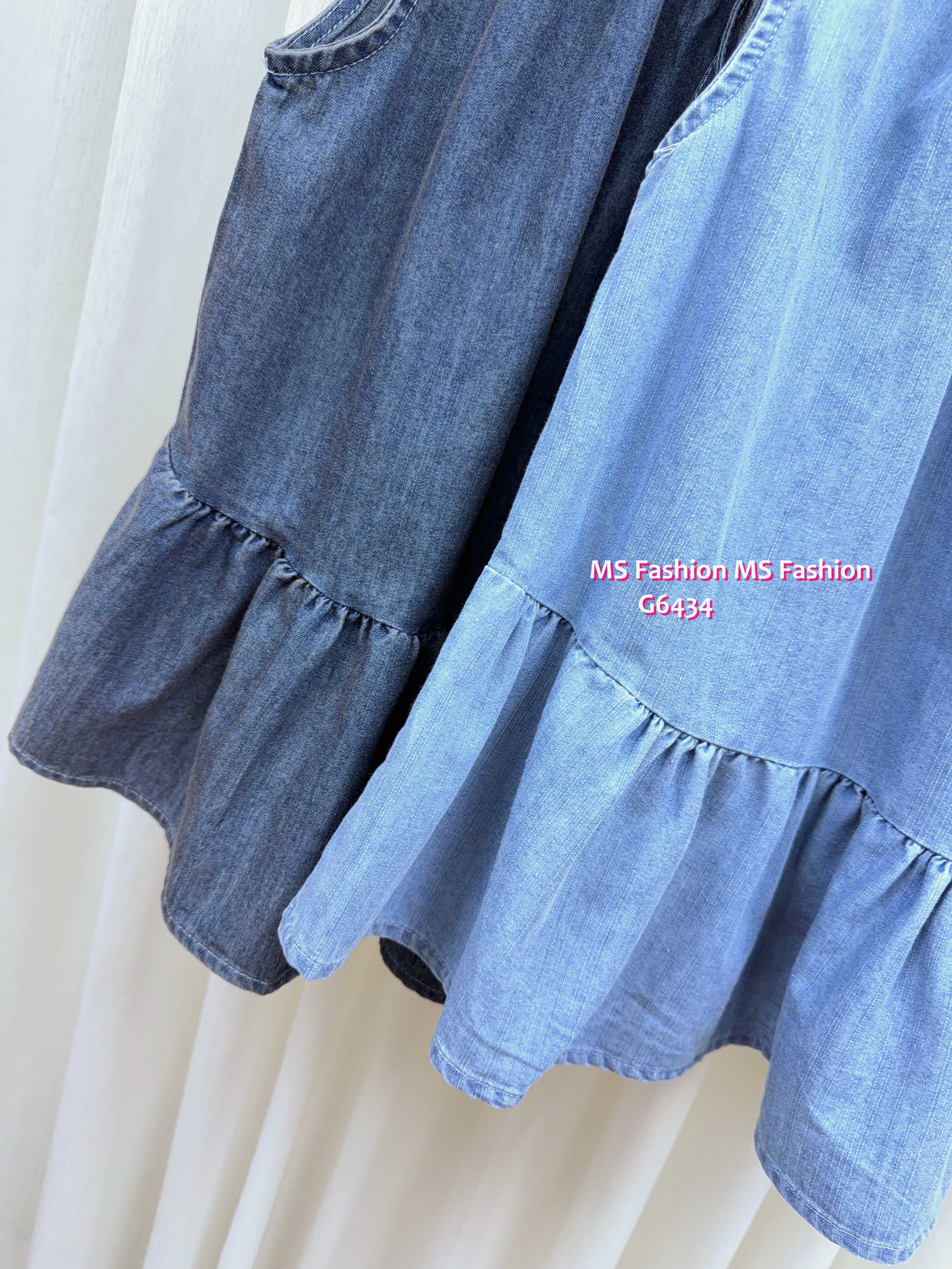 G6434 牛仔娃娃top