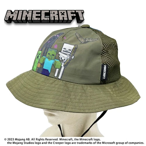 🆕【⭐訂購⭐】🇯🇵日本直送 🌀#Minecraft 網眼透氣遮陽帽［3款選］ 🌀[PLGA-0153] [260831]