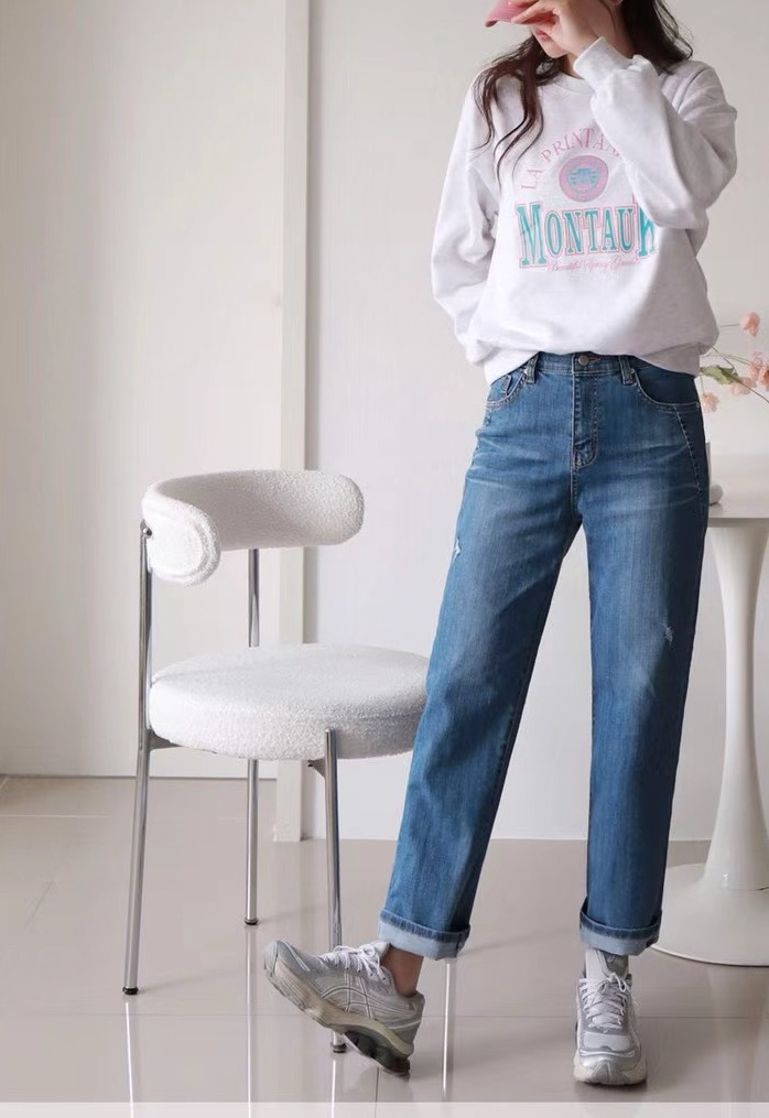 🆕V 牌洗水彈性牛仔褲