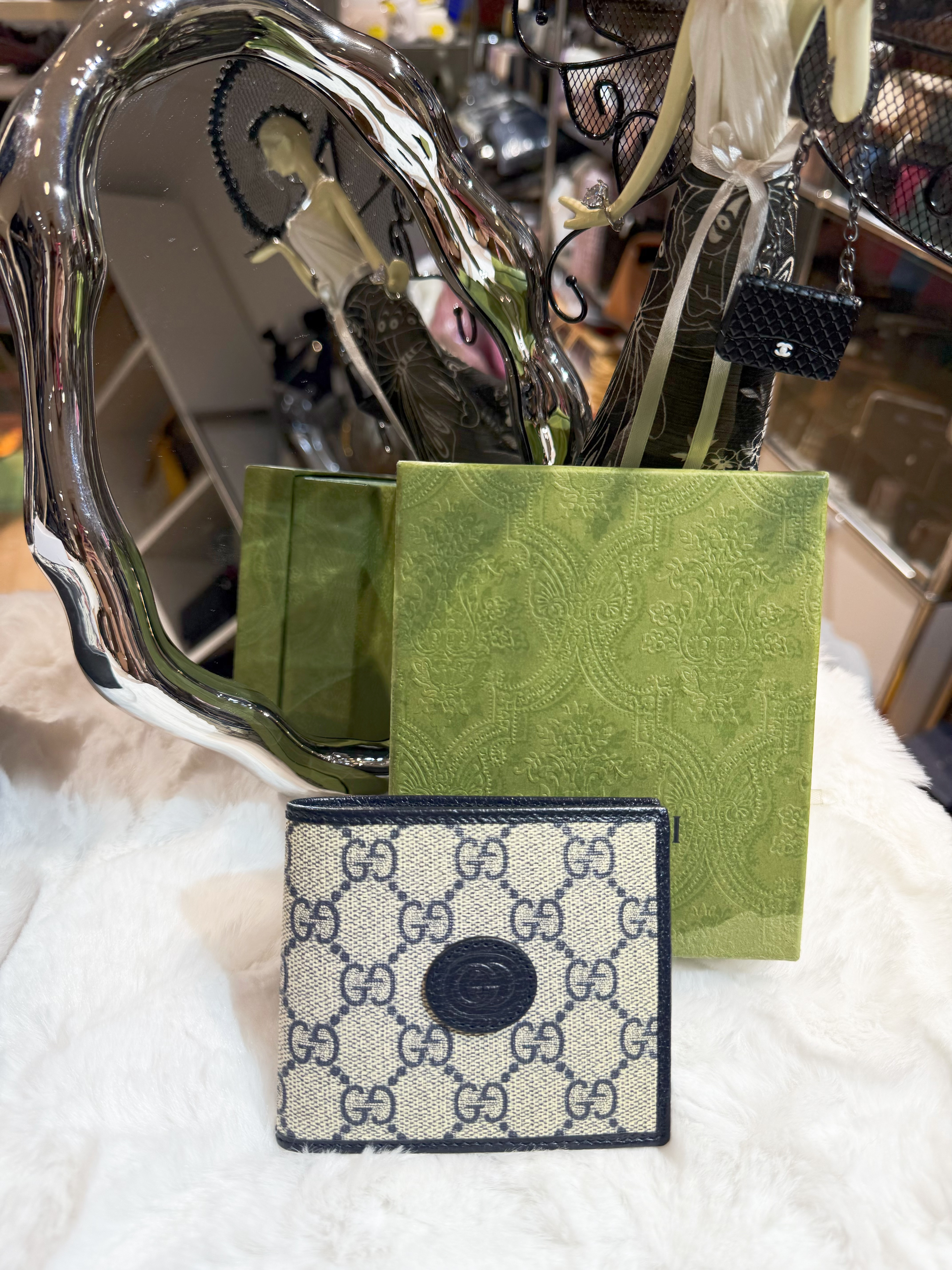 Gucci wallet 738/Supreme/ggm/mavy