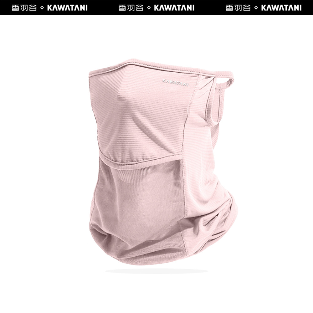 日本製造 | 日本KAWATANI冰絲冷感防曬面罩 女士輕薄透氣3D立體遮陽口罩防紫外線UPF50+ SPM0302