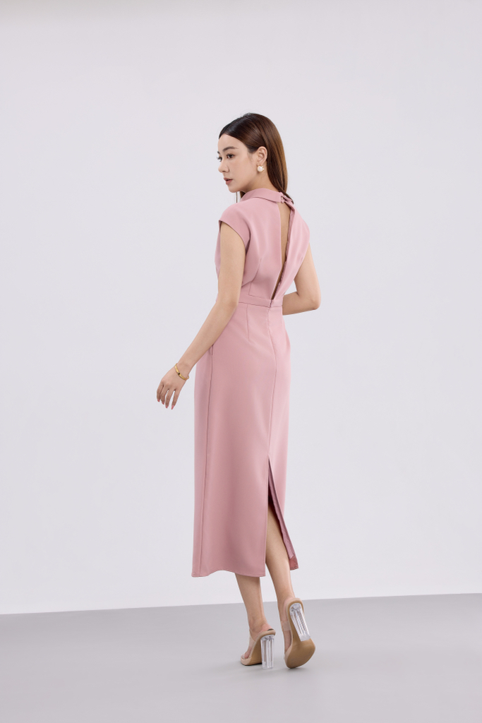 14241328 Aurora Open-Back Elegance Dress