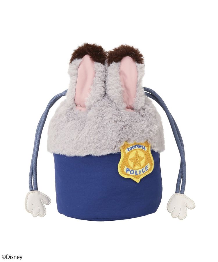 🎀【預訂】earth music&ecology x Zootopia 毛毛索繩袋 - Judy