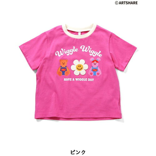 🆕【⭐訂購⭐】🌀 🇯🇵 日本直送🇯🇵 WIGGLE_WIGGLE系列 笑臉太陽花刺繡貼布 短袖tee［4款選］🌀 [ELEA-0199][260622]