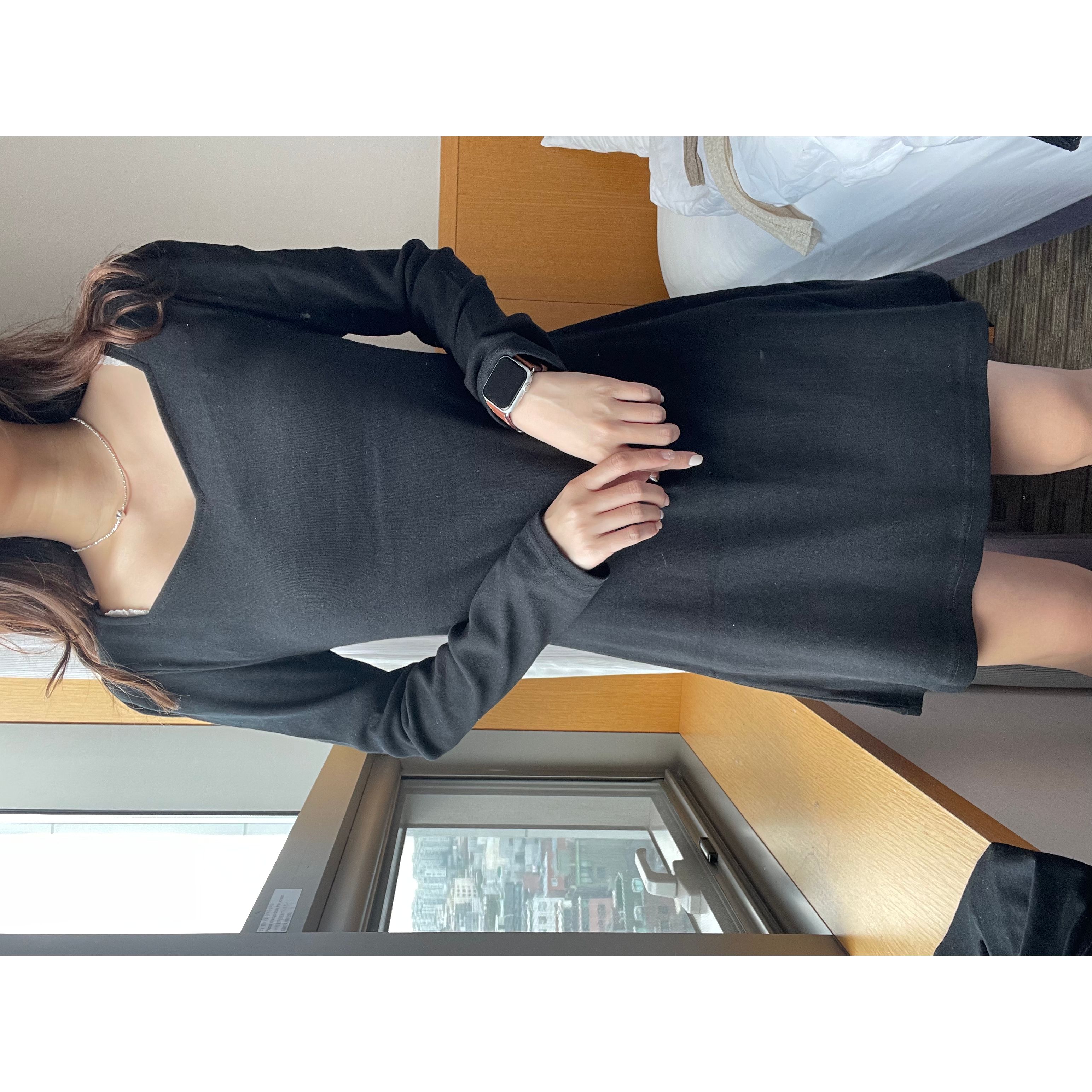 特價淨色連身裙