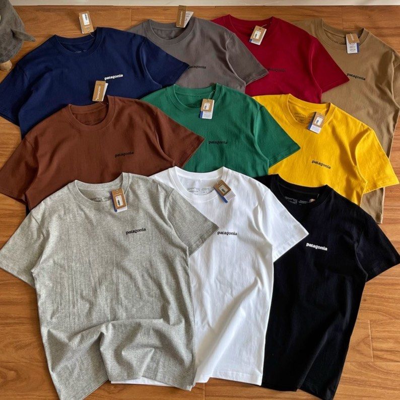 預訂 Pata gonia 經典款男女情侶環保Organic 短袖Tee