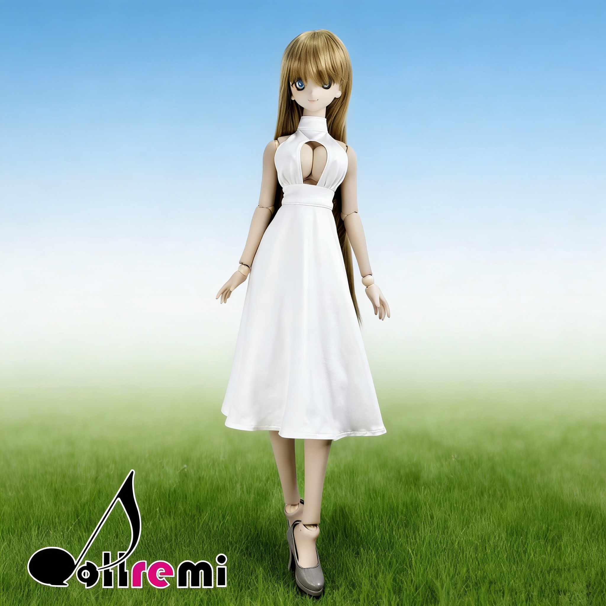 【dollremi】(DD0283D) 開胸長裙 Open chest Long Dress