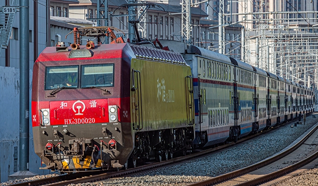 中國和諧電3D紅皮鐵骨型電力機車 N比例長鳴出品