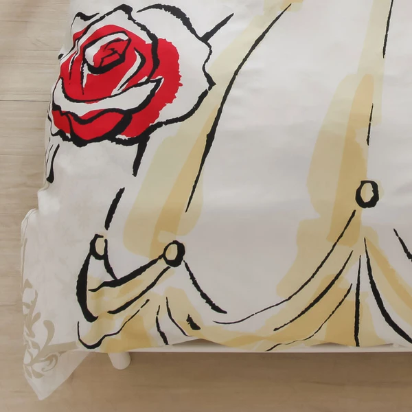 預訂 | 日本 迪士尼貝兒公主 單人床單被袋連枕頭袋(三件裝)