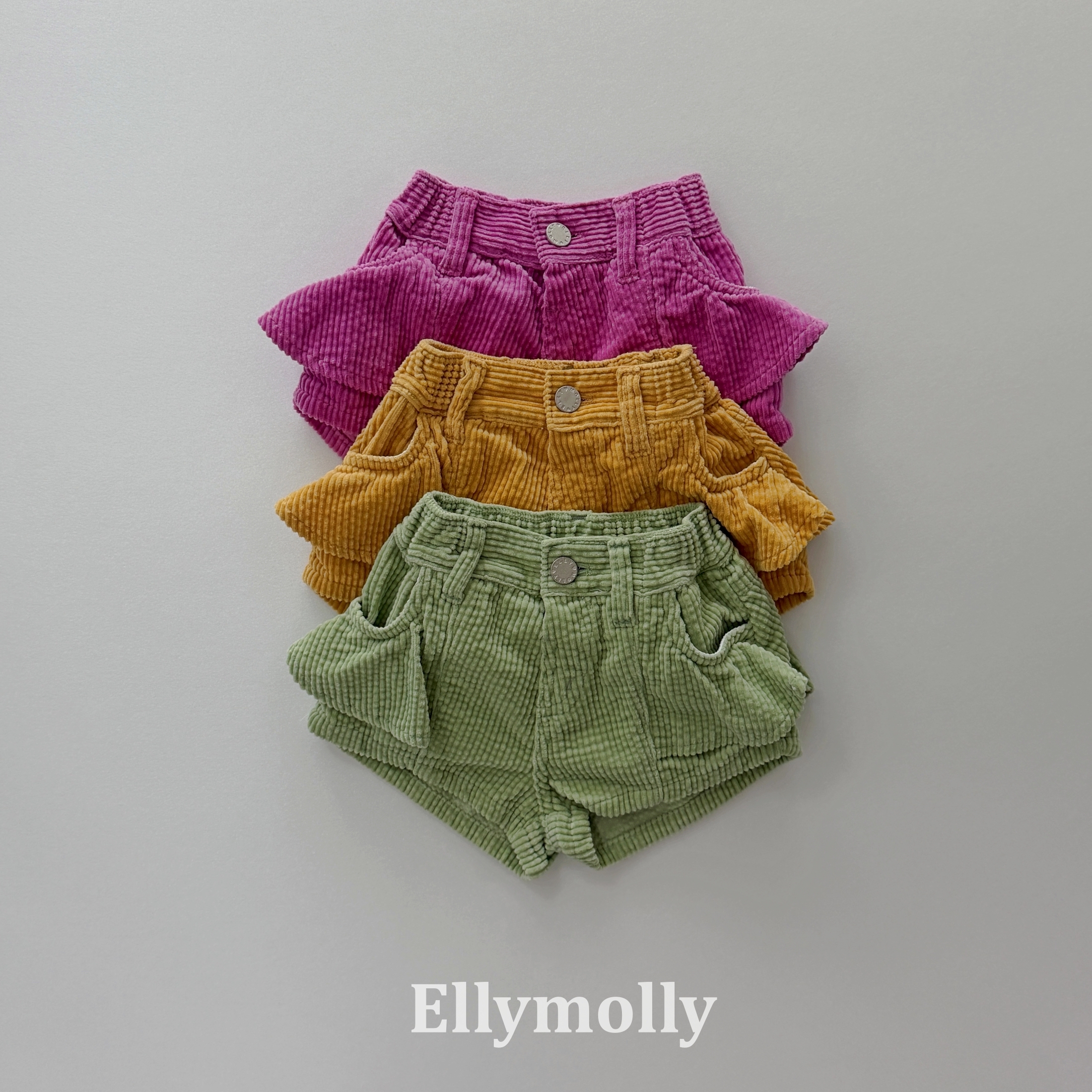 Ellymolly | Bibi Frill Corduroy Pants