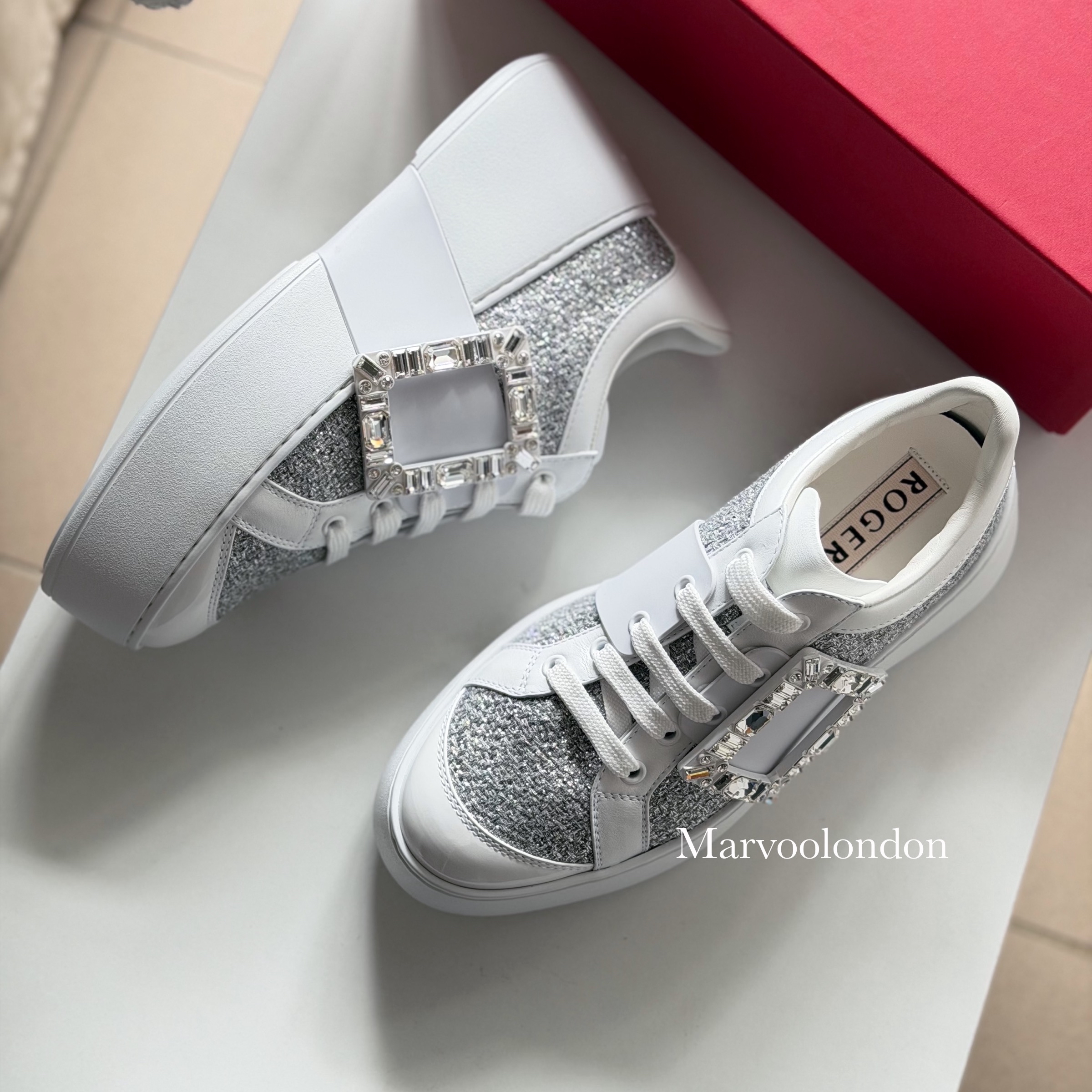 限時優惠✨訂貨📮RV Viv' Skate 8cm鑽扣Sneakers  幫你增高 秒變長腿💖    Size 36-39/40