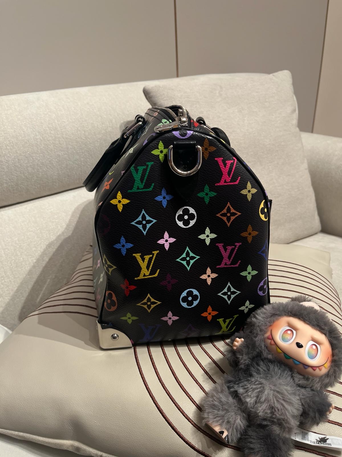 LV x TM Speedy Soft 30 M13257 村上隆黑彩花限量 Louis Vuitton x Murakami 100%Authentic, 99%New閑置品✅專門店收據✅nfc ✅dust bag ✅box
