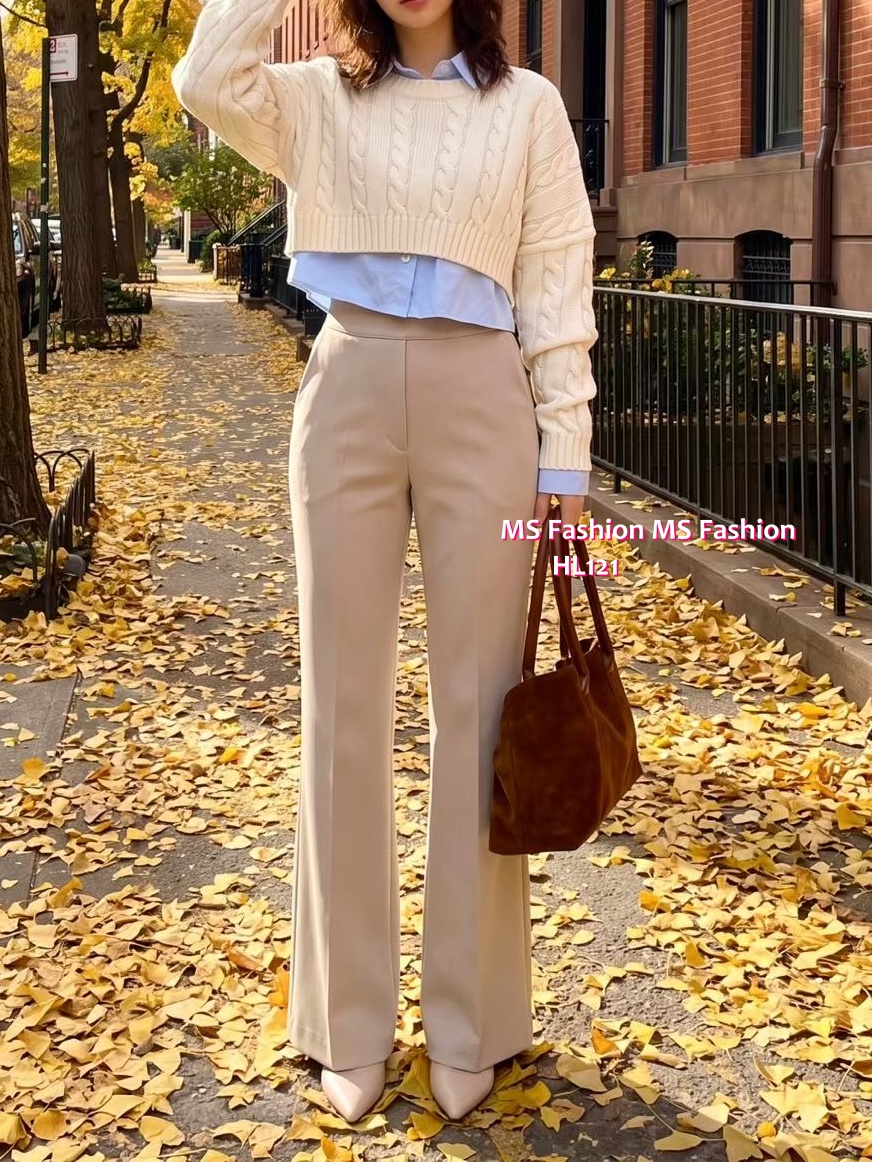 HL121 韓國🍂Howluk秋版高質喇叭西褲