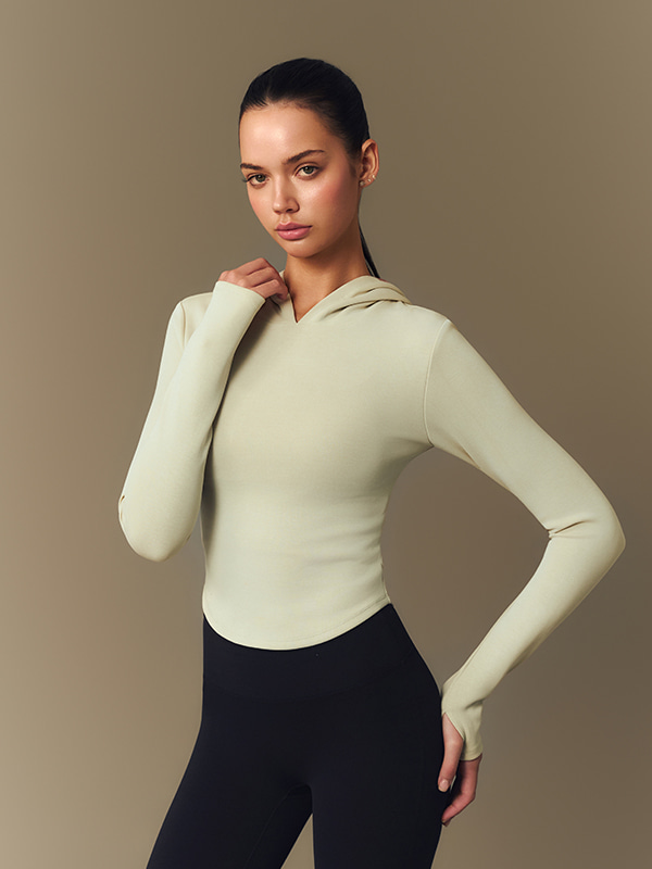  【防風韓系Hoodie】預購_Reflow Crop Hoodie by Grandeline