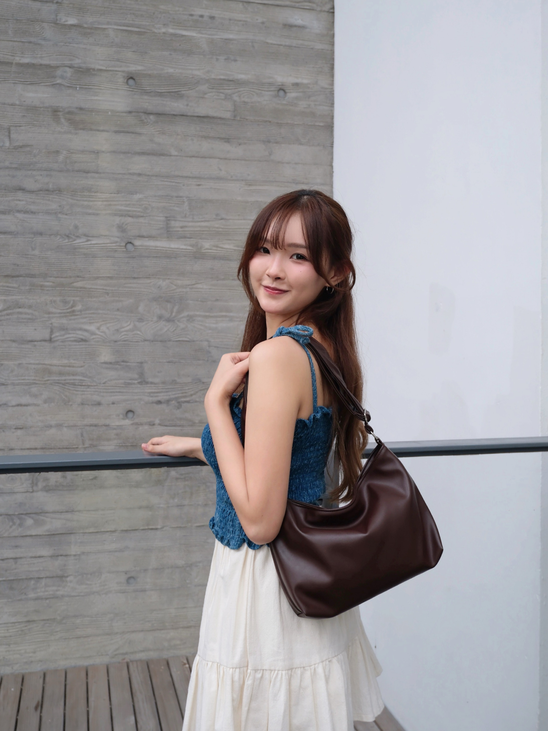 ♡︎TH - 自家仿皮hobo bag M