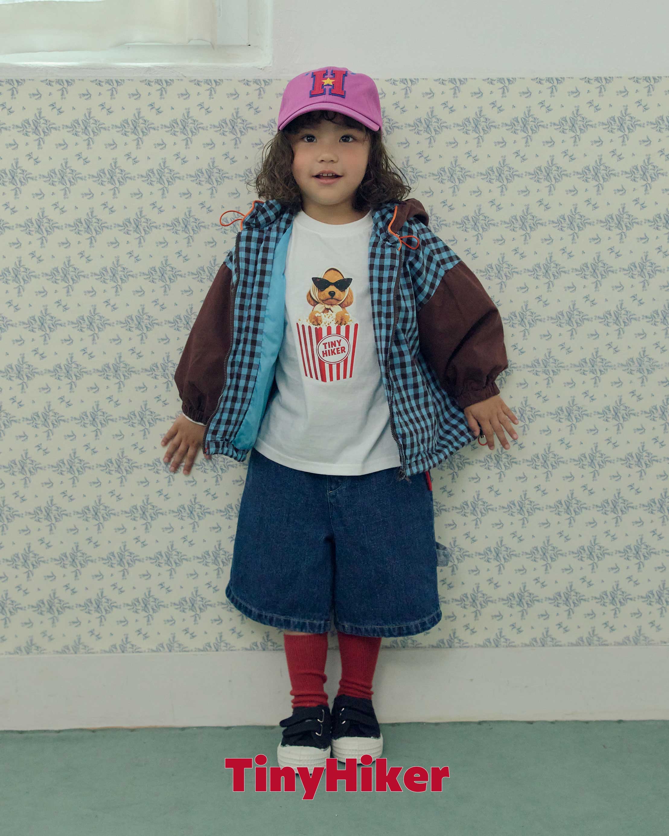 Tiny |  Pposik Check Hoodie Jumper