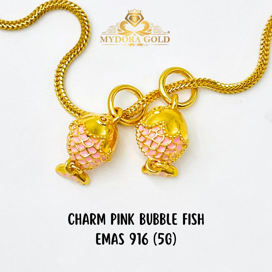MYDORA Charm Pink Bubble Fish (5G) l EMAS 916/22K