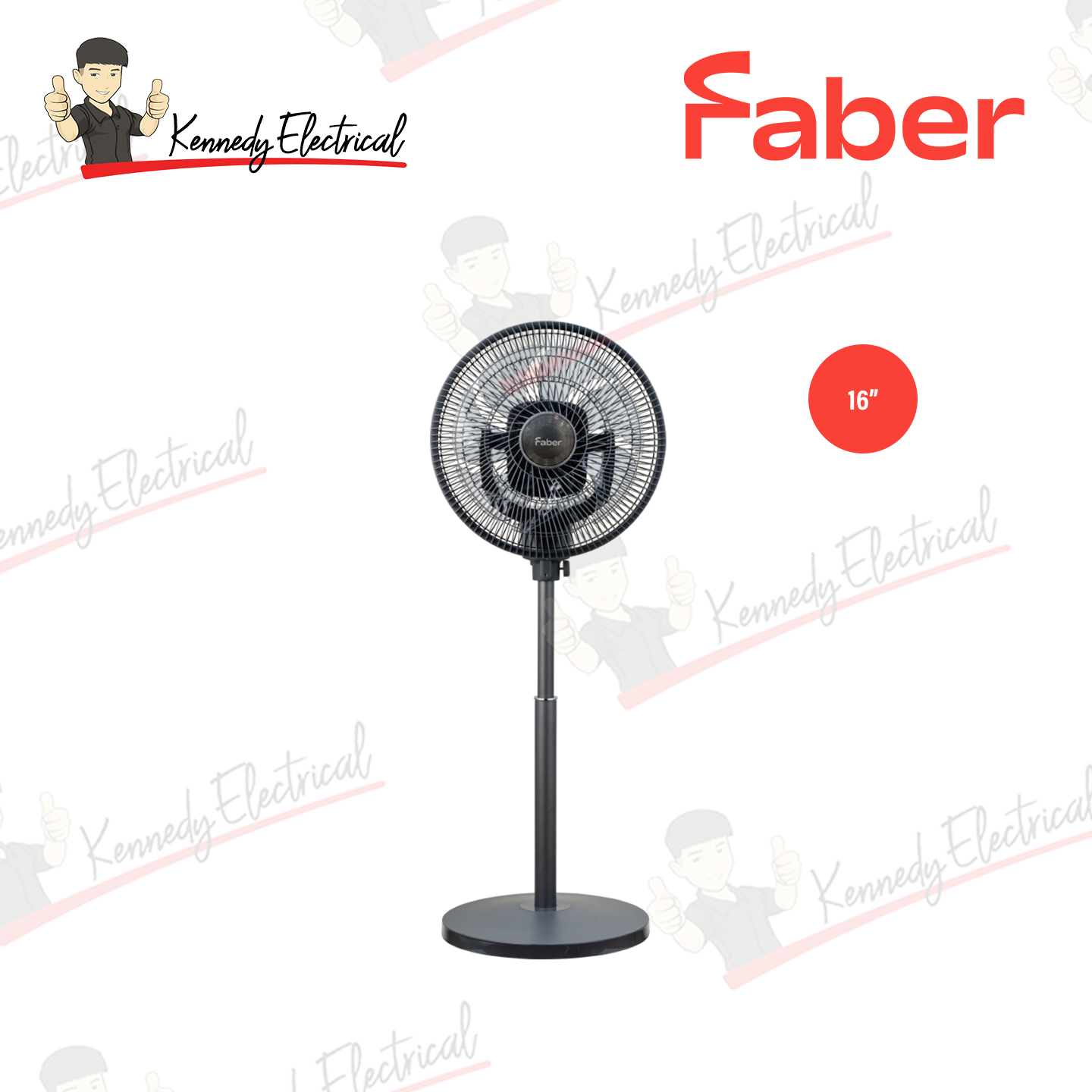 Faber 16" 6 Speed Control Stand Fan FSF SCENTO C5316